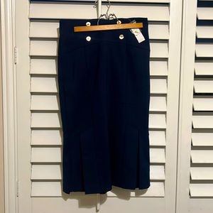 Brand new skirt size 4 dark blue color